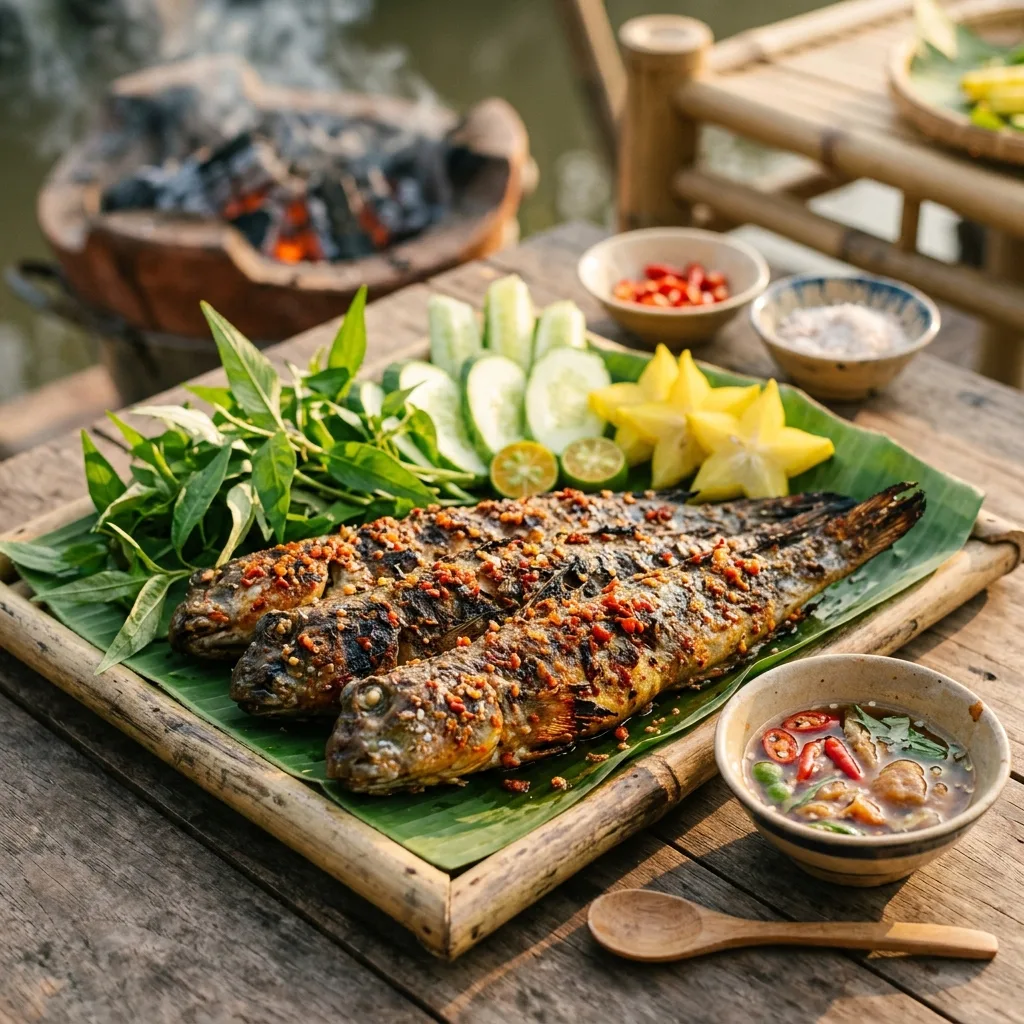 Cá Thòi Lòi Nướng Muối Ớt