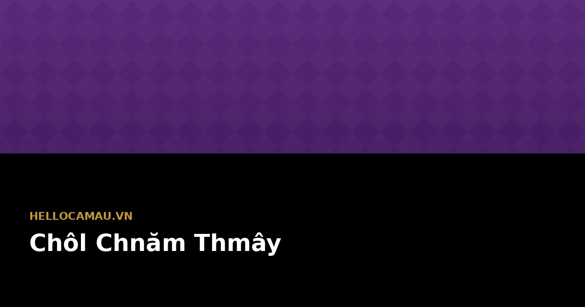 Tết Chôl Chnăm Thmây